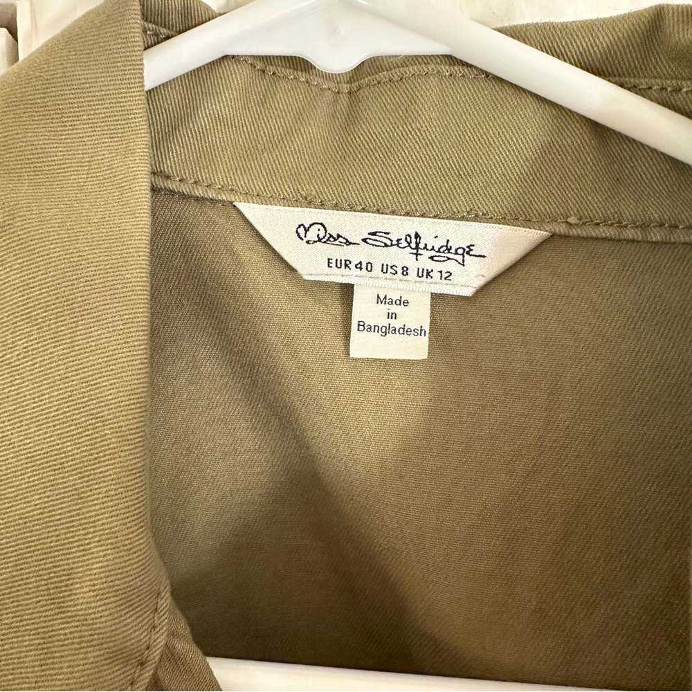 Olive Cropped Shacket - image 6